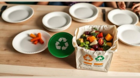 Disposable Paper Plates